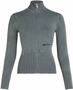 KARL LAGERFELD JEANS Kardigán  sivá