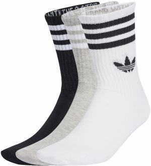 ADIDAS ORIGINALS Ponožky  sivá melírovaná / čierna / biela
