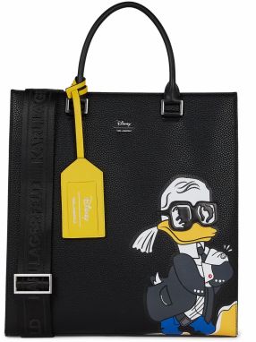 Karl Lagerfeld Shopper 'Disney x Karl Lagerfeld'  modrá / žltá / čierna / biela