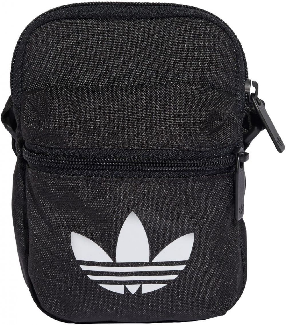 ADIDAS ORIGINALS Taška cez rameno 'Adicolor Classic Festival'  čierna / biela