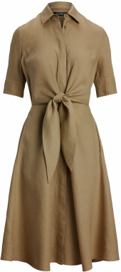 Lauren Ralph Lauren Košeľové šaty  béžová