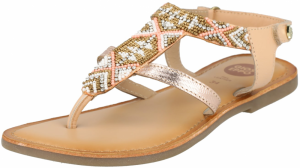 GIOSEPPO Sandále 'Fern'  telová / zlatá / marhuľová / biela