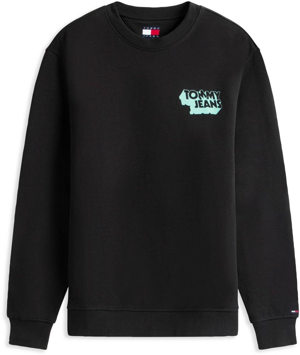 Tommy Jeans Mikina  mätová / čierna