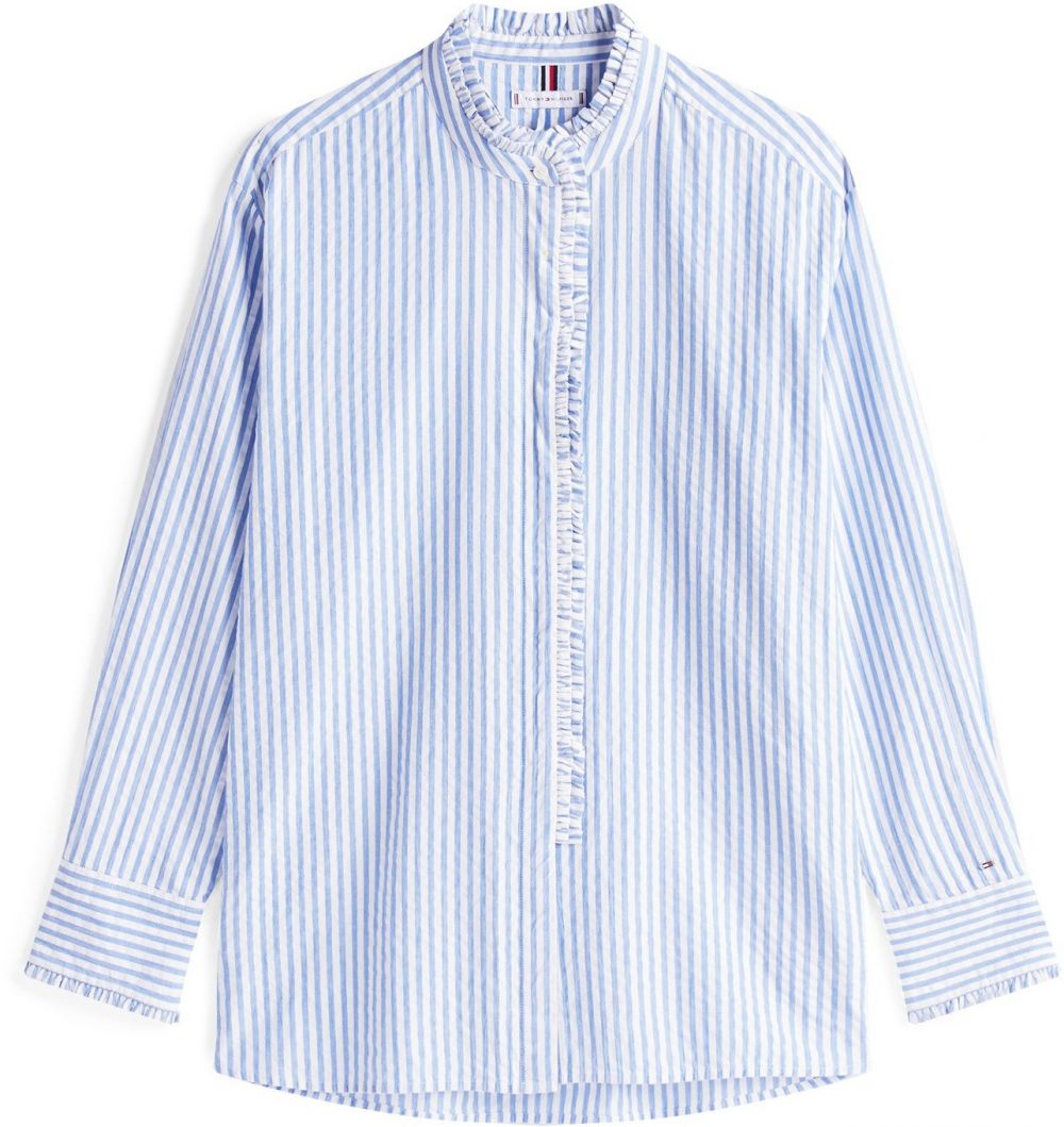 TOMMY HILFIGER Blúzka  svetlomodrá / biela