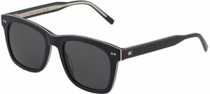 TOMMY HILFIGER Slnečné okuliare  tmavomodrá / karmínovo červená / biela