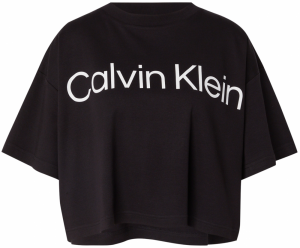 Calvin Klein Oversize tričko  čierna / biela