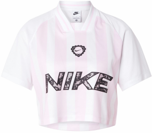 Nike Sportswear Tričko  rosé / čierna / biela