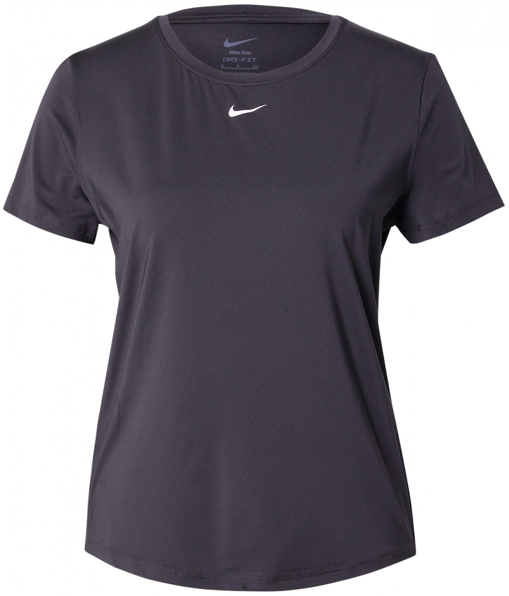 NIKE Funkčné tričko 'ONE CLASSIC'  čierna / biela