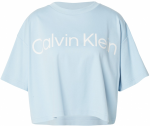 Calvin Klein Oversize tričko  nebesky modrá / biela