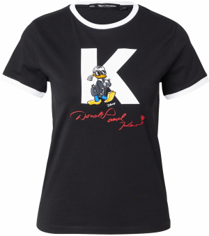 Karl Lagerfeld Tričko 'Disney x KL'  námornícka modrá / brusnicová / čierna / biela
