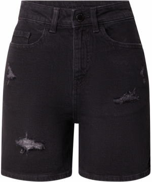 VILA Džínsy 'VIJAF'  čierny denim