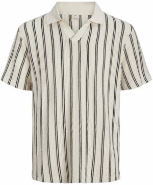 Jack & Jones Premium Sveter 'JPRBluharry'  čierna / biela ako vlna