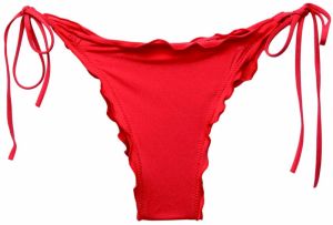 Pull&Bear Bikinové nohavičky  červená
