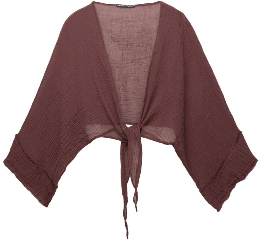 Pull&Bear Blúzka  čokoládová