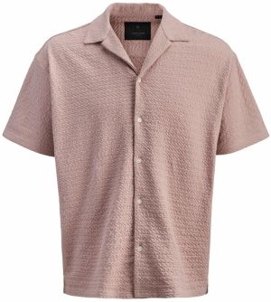 Jack & Jones Plus Košeľa 'JPRBLALEO'  púdrová