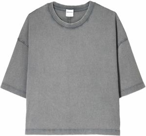 Bershka Tričko  tmavosivá
