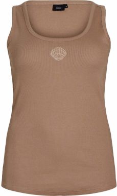 Zizzi Top 'Camila'  nebielená / brokátová