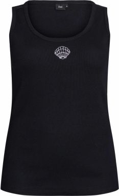 Zizzi Top 'Camila'  čierna / biela