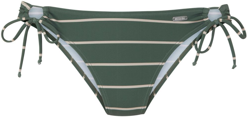 BENCH Bikinové nohavičky  krémová / tmavozelená