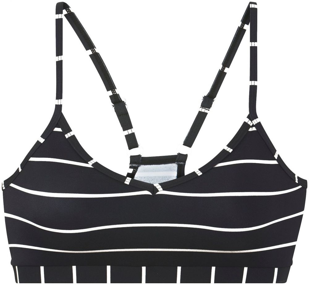 BENCH Bikinový top  čierna / biela