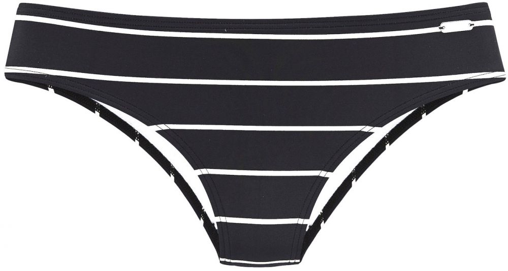 BENCH Bikinové nohavičky  čierna / biela