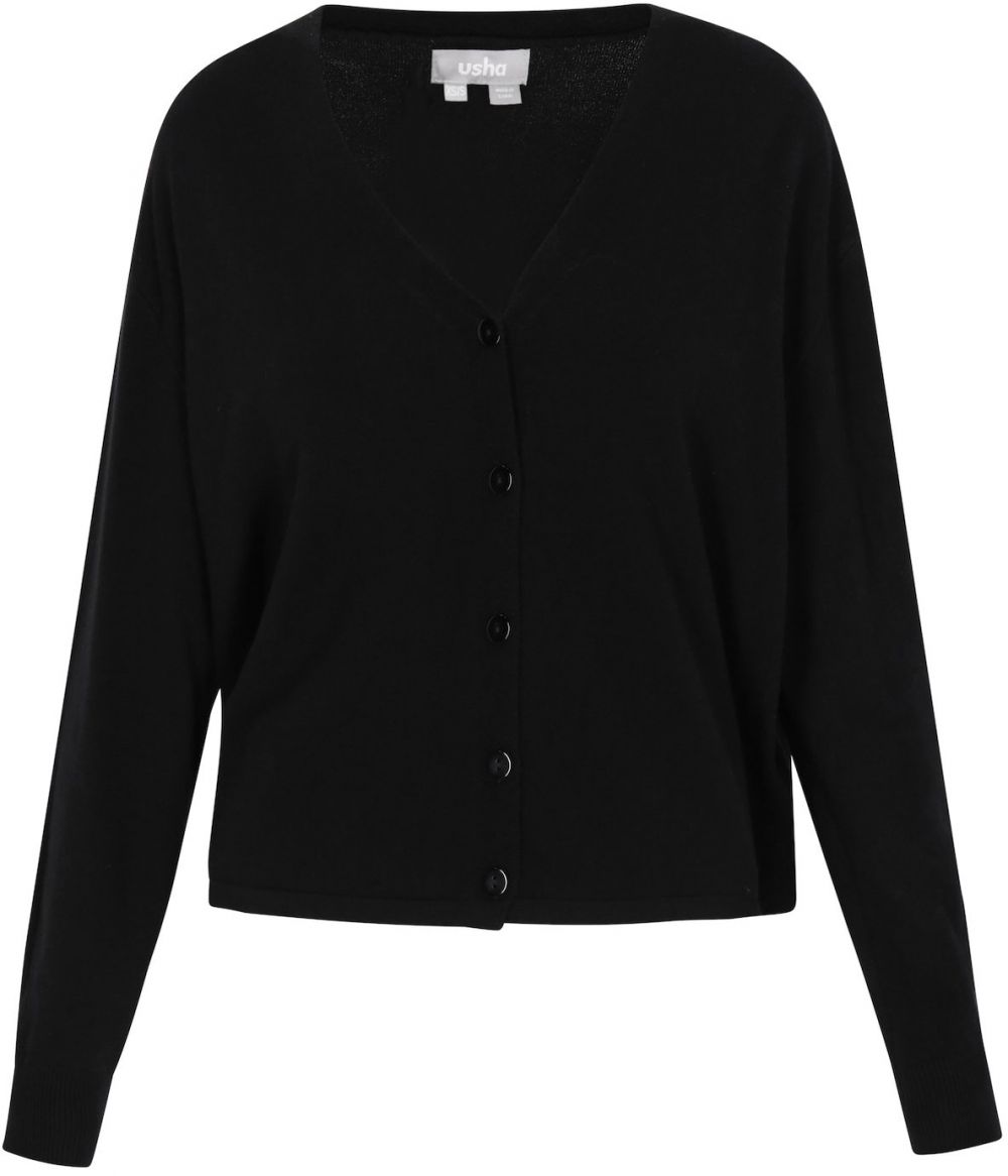 Usha Kardigán 'Classic Look'  čierna