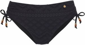 LASCANA Bikinové nohavičky  tmavosivá / čierna