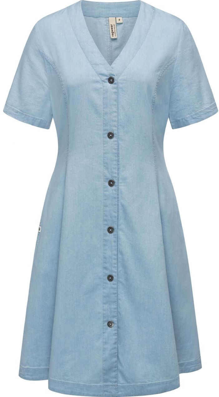 Ragwear Košeľové šaty 'Kveeda'  svetlomodrá