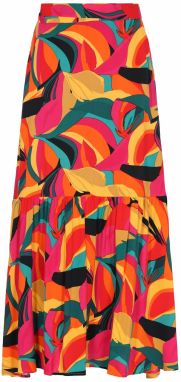 IZIA Sukňa 'Fashion Look'  modrá / tmavožltá / petrolejová / ružová