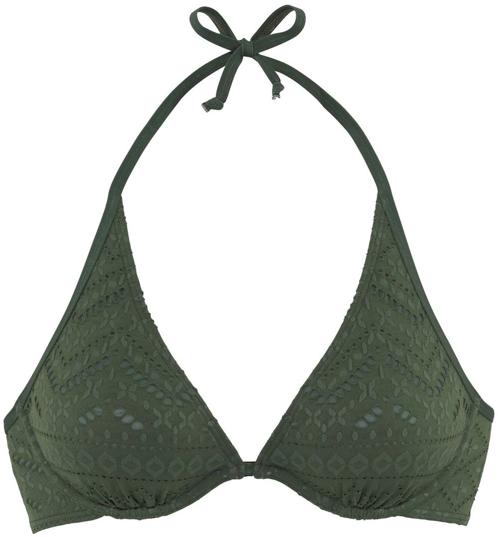 LASCANA Bikinový top  olivová
