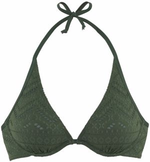 LASCANA Bikinový top  olivová
