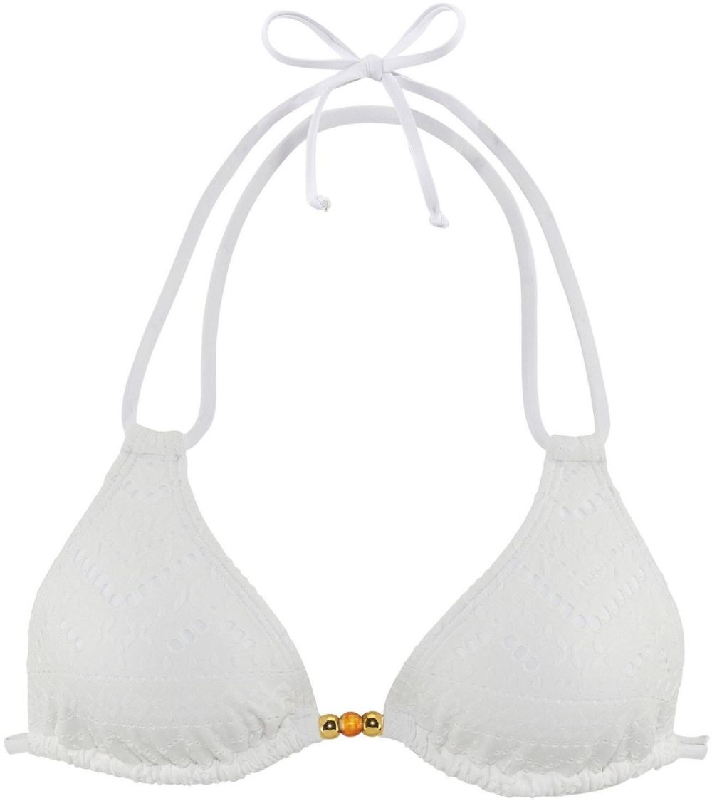 LASCANA Bikinový top  krémová
