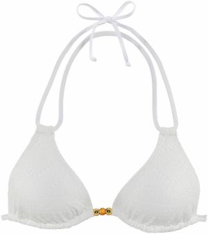 LASCANA Bikinový top  krémová
