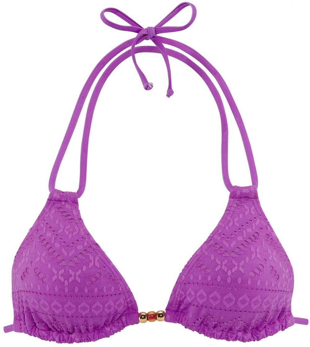 LASCANA Bikinový top  fialová