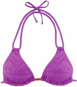 LASCANA Bikinový top  fialová