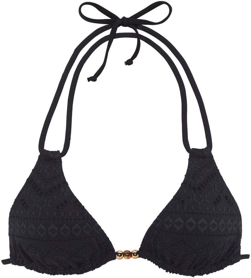 LASCANA Bikinový top  čierna