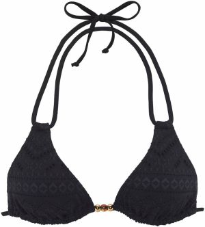 LASCANA Bikinový top  čierna