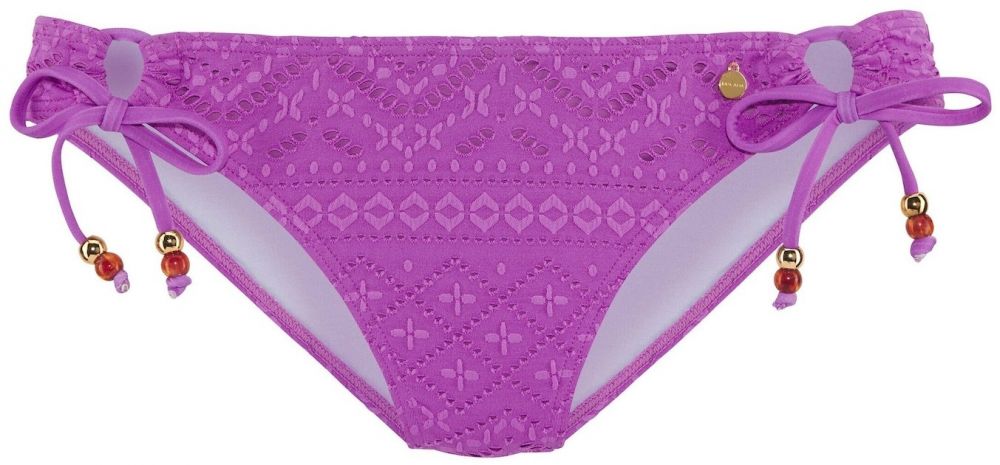 LASCANA Bikinové nohavičky  hnedá / zlatá / fialová