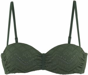 LASCANA Bikinový top  olivová