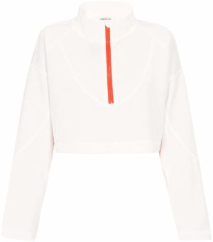 myMo ATHLSR Mikina 'Fashion Look'  oranžová / biela