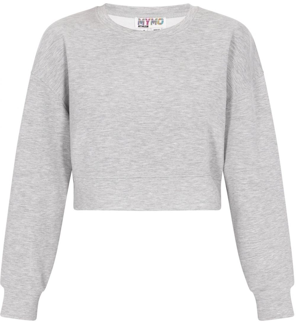 myMo ATHLSR Mikina 'Comfy'  sivá