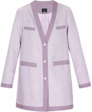 DreiMaster Klassik Prechodný kabát 'Classic Look'  fialová / tmavofialová