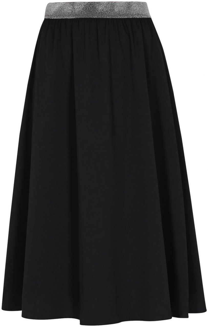 DreiMaster Klassik Sukňa 'Classic Look'  čierna / strieborná