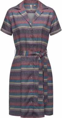 Ragwear Košeľové šaty  modrá / námornícka modrá / sivá / fialová