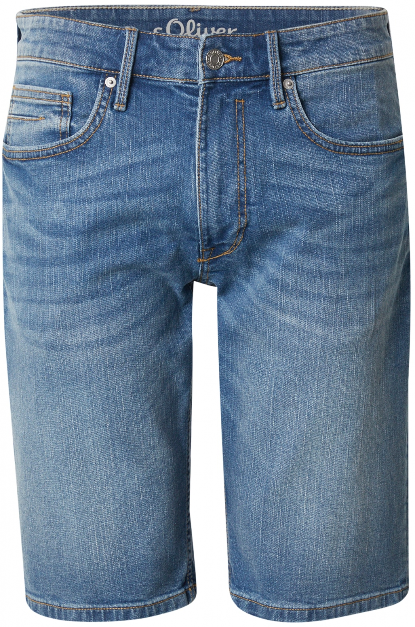s.Oliver Džínsy  modrá denim