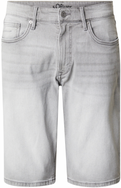 s.Oliver Džínsy  sivý denim