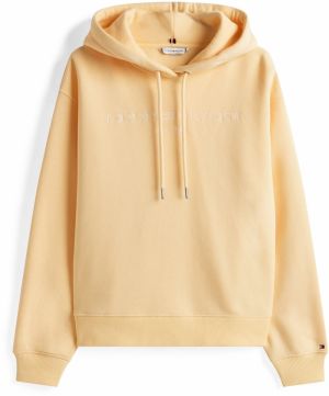 TOMMY HILFIGER Mikina  medová / biela