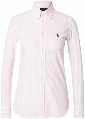 Polo Ralph Lauren Blúzka  námornícka modrá / pastelovo ružová / biela