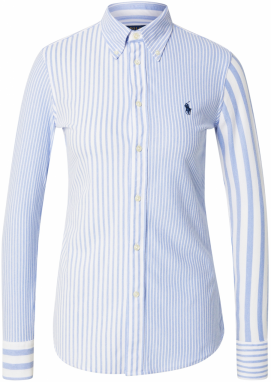 Polo Ralph Lauren Blúzka  svetlomodrá / biela