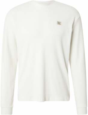 Calvin Klein Jeans Tričko  biela